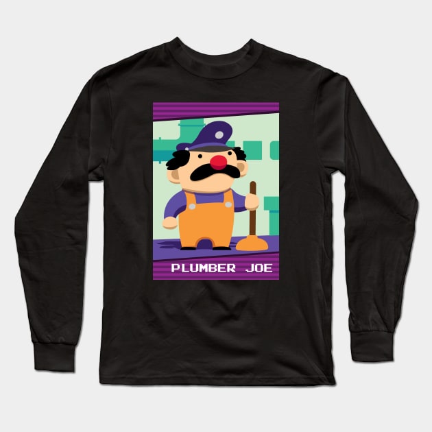 OC Do Not Steal: Plumber Joe by Harrison Public Long Sleeve T-Shirt by HarrisonPublic